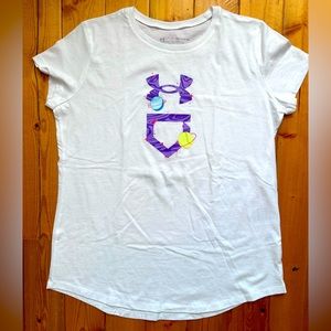 GIRL UNDER ARMOUR SHIRT